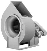 Industrial backward inclined centrifugal fan