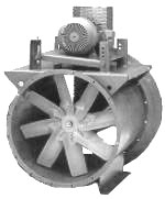 Industrial duct fan ventilator